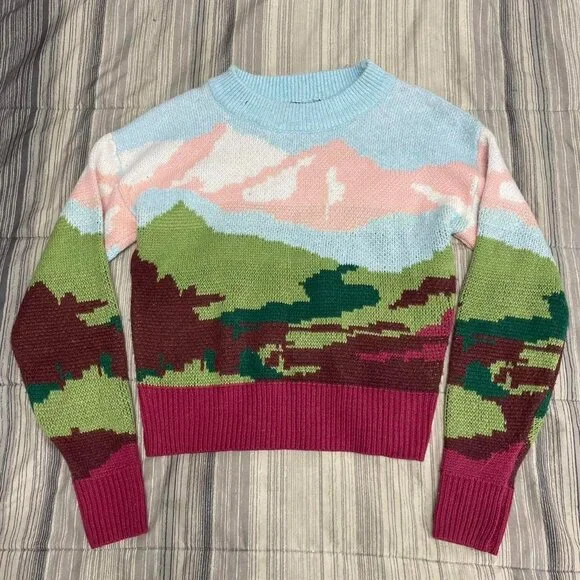 Wild Fable Mountains Crewneck Long sleeves knit sweater - Picture 2 of 5
